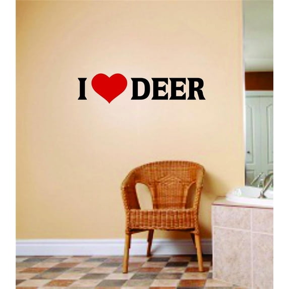 Living Room Art I Love Deer Quote Hunting Sport Ideas 8 X 32 Inches