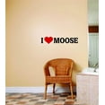 thumbnail image 1 of Living Room Art I Love Moose Quote Mens Hunting Sport 4 X 16", 1 of 1