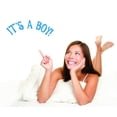 thumbnail image 1 of Living Room Art Its A Boy ! Design New Baby Celebration Removable Congratulations 10x20, 1 of 1