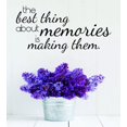 thumbnail image 1 of Living Room Art The Best Thing About Memories Is Making Them. Inspirational Life Quote 20x30 Inches, 1 of 1