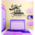 thumbnail image 1 of Living Room Art & Though She Be But Little She Was Fierce Shakespeare Quote Baby Girl 12x18 Inches, 1 of 1