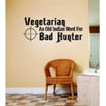 thumbnail image 1 of Living Room Art Vegetarian An Old Indian Word For Bad Hunter Deer Buck Image Animal Hunting Hunter Boys Men 6 Inches, 1 of 1