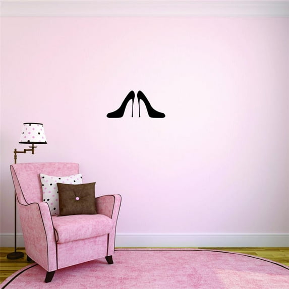 Do It Yourself Wall Decal Sticker Quickest Way To My Heart Shoe Quote Home Decor 16x40"