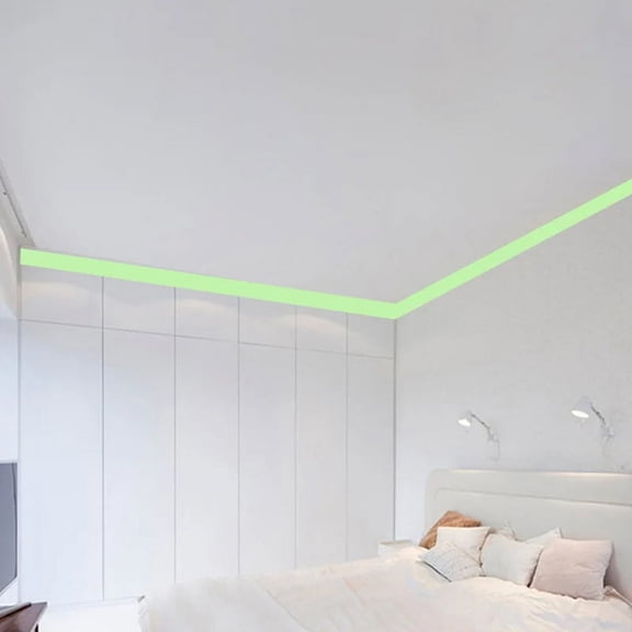 Living Room & Bedroom PVC Baseboard Wall Sticker, 2 x 140cm, No Residue