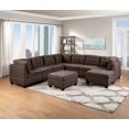 thumbnail image 1 of Living Room Black Coffee Fabric Tufted Nailheads Cushion 9pcs Sectional Sofa Set Corner Wedge Chairs Ottomans Couch Chaise, 1 of 7