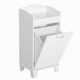 thumbnail image 1 of Living Room Cabinets 31" Tilt Out Laundry Hamper, Free Standing Home Organizer Hamper, Bathroom Storage Cabinet, White,Metal Cabinets, 1 of 8