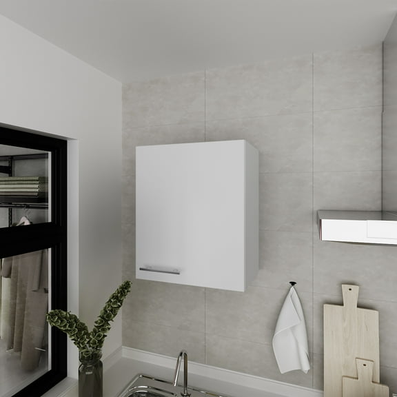 Living Room Cabinets, Wall Cabinet Dennard, Kitchen, White, Primary Living Space Cabinets, Furniture Cabinets For Living Room,