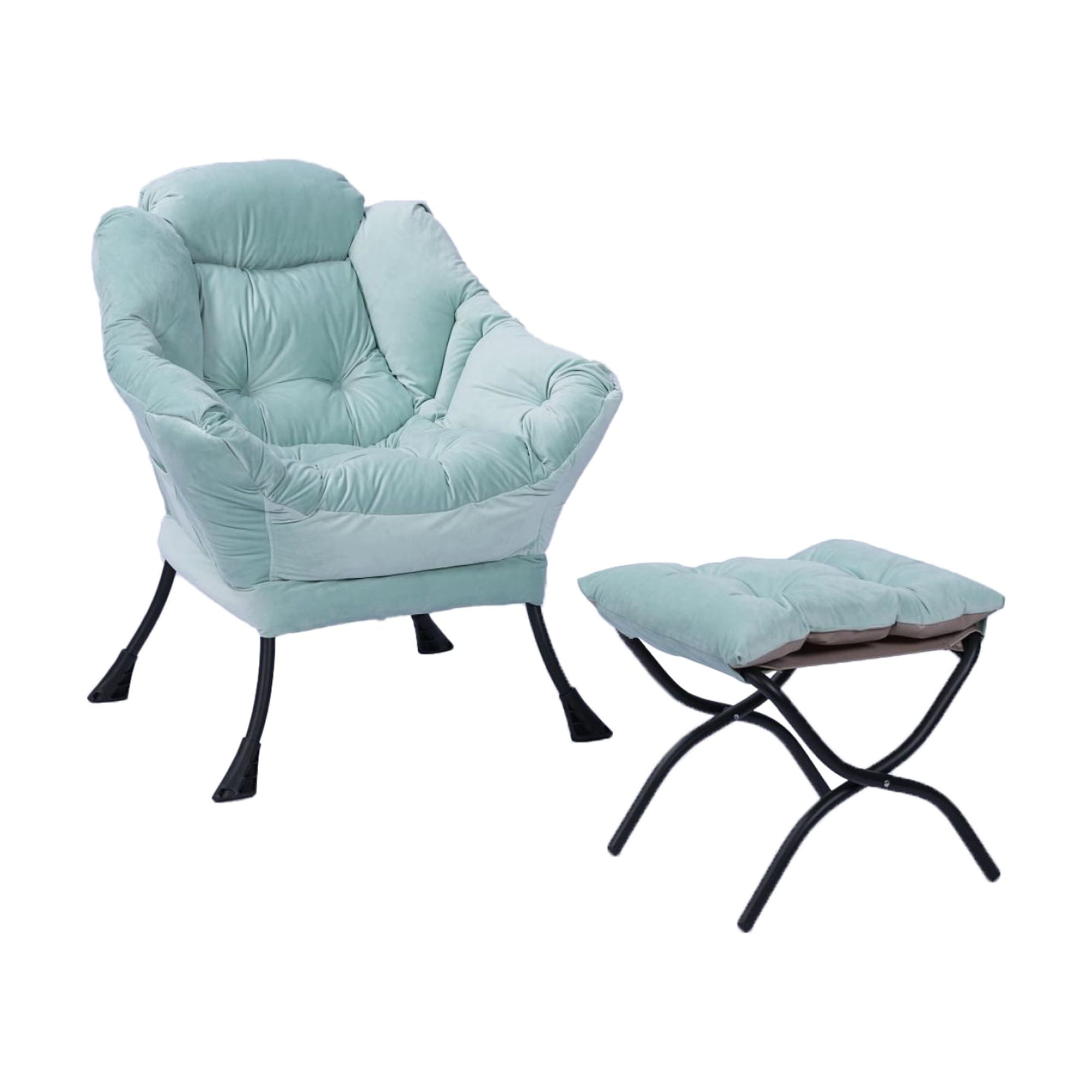 Living Room Chairs Modern Cotton Fabric Lazy Chair