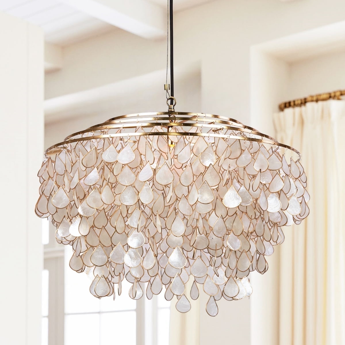 Cloud Chandelier Black Gunmetal Four Hands