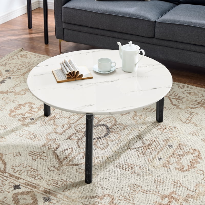 Living Room Coffee Table: Modern and stylish 24 inch round small coffee ...