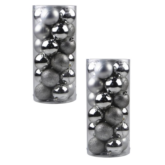 Living Room Decor,24Pcs Christmas Balls Baubles Party Xmas Tree