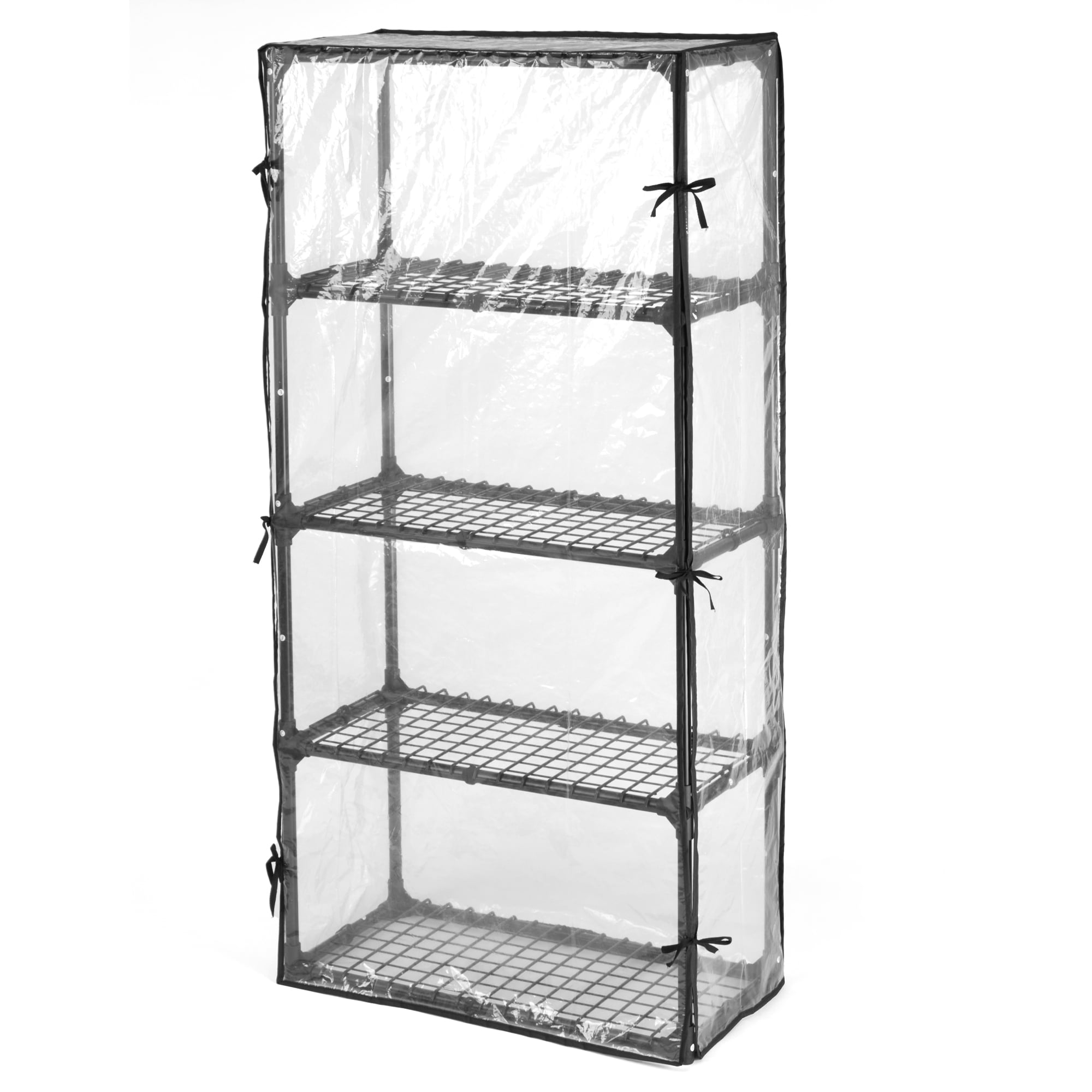 Wire Rack Display Shelf Living Room Display Shelves, 5-SHELF WIRE RACK WITH COVER(1PACK ...