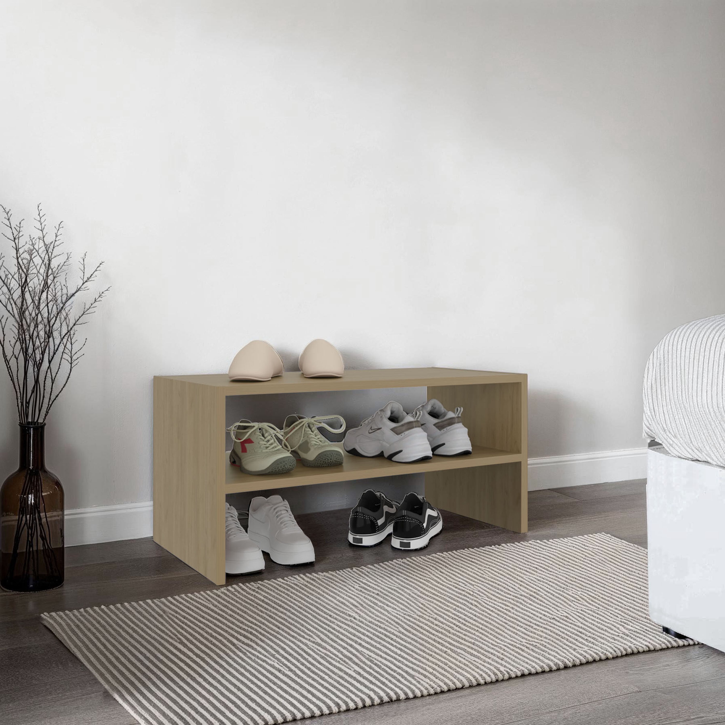Living Room Display Shelves Silpa Small Shoe Rack with Three Open ...