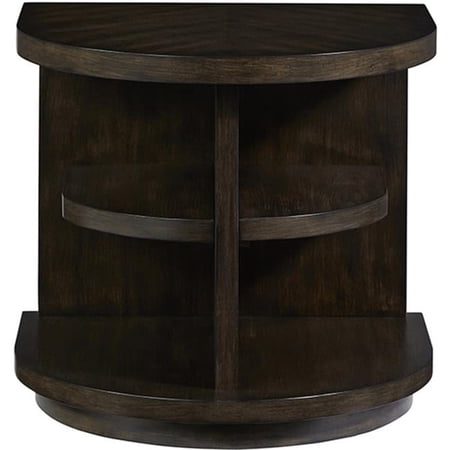 Living Room End Table, Sepia
