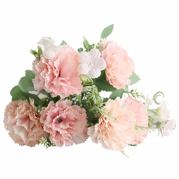 Living Room Entrance Decoration Artificial Flower Bouquet Mother'S Day Gift 7 Spring Carnation Flowers Artificial Flowers Home Decor