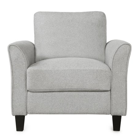 Living Room Furniture Armrest Single Sofa and Loveseat Sofa Light Grey