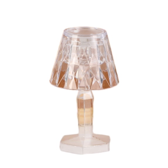Living Room Lamps Crystal Table Lamp with Transparent Soft Eye Design for Bedroom or Living Room Ambient Lighting 12 cm H