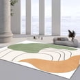 thumbnail image 1 of Living Room Light Luxury Carpets Simple Green Abstract Carpet Bedroom rative Rug Hall Sofa Chair Are, 1 of 5