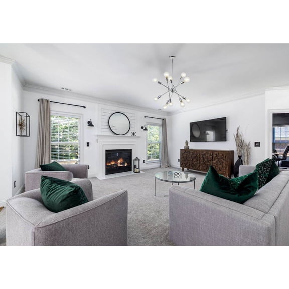 Living Room Light Modern Sputnik Chandelier Lighting 10 Lights with Adjustable Arms Chrome Pendant Lighting,Living Room Lamp