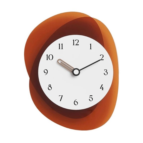 Living Room No Punching Clock Simple Decoration Background Wall Clock Personalized Clock Wall Clock, Suitable for Foyer, Study, Hotel.