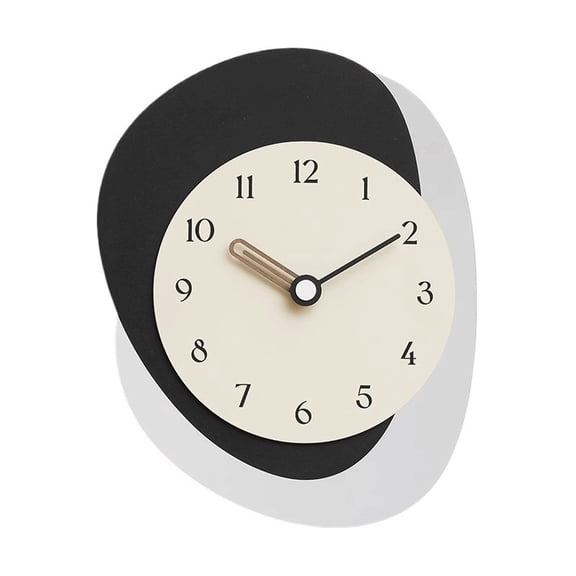 Living Room No Punching Clock Simple Decoration Background Wall Clock Personalized Clock Wall Clock, Suitable for Foyer, Study, Hotel.