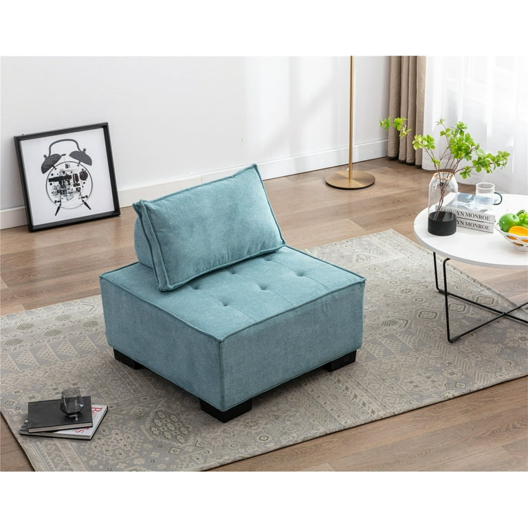 Mint green ottoman online