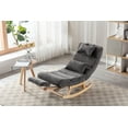 thumbnail image 1 of Living Room Rocking Chair, Glider Rocker Wooden Living Room Chair for Nursey, 1 of 8