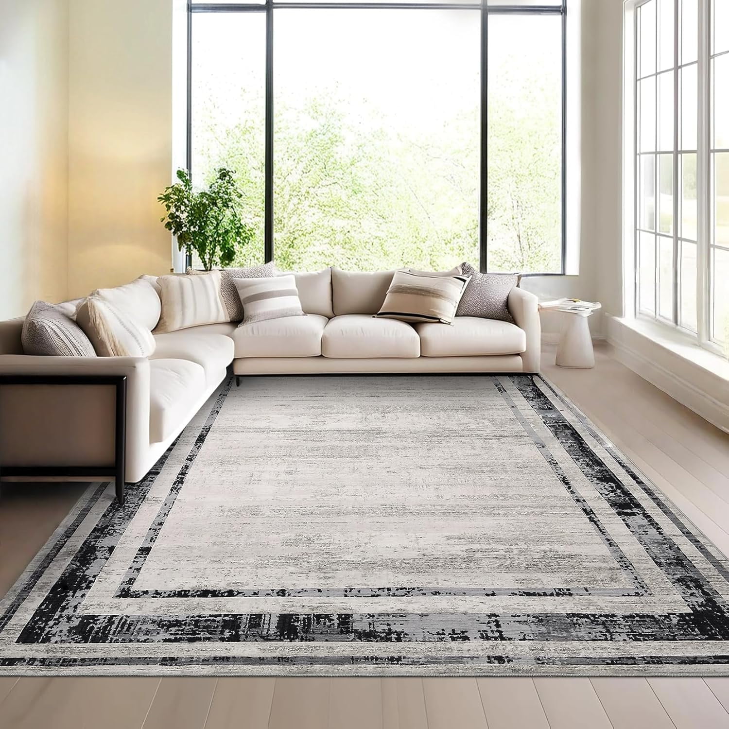 Living Room Rug 2*6ft/4*6ft/5*7ft/6*9ft/8*10ft/9*12ft/10*13ft Washable