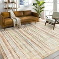 thumbnail image 1 of Living Room Rug,Foldable Farmhouse Rug,Non Slip Braided Print Farmhouse Accent Rug, Soft Throw Carpet,Stain Resistant Washable Rug Low Pile Front Door Mat for Office Dining Room, 1 of 7