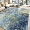 thumbnail image 1 of Living Room Rugs Area Rugs For Bedroom Light Luxury Minimalist Style, Abstract Multi-color Ink Painting Short Pile Rug, Chic Traditional Rug With Durable Anti-slip Backing For Easy Clean, 1 of 7