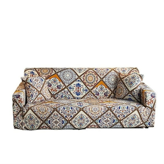 Living Room Sofa Cover Elastic Corner Sofa Cover Chair Cover 1/2/3/4 Seats Dustproof And Machine Washable