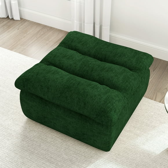 Living Room Sofas Lazy Floor Sofa,Modern armless and backless sofa chair,Comfy Accent Bean Bag Couch,suitable for living room bedroom office-Green,Comfortable Sofas