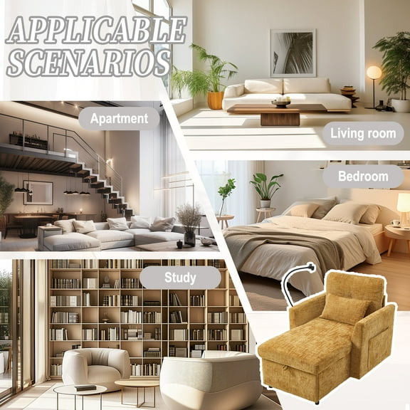 Living Room Sofas Multifunctional lazy person sofa recliner can be stored storage backrest with cell phone bracket chenille single leisure chair for living room bedroom small household,Comfortable So