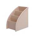thumbnail image 1 of TOYMYTOY Desktop Storage Box in Khaki Plastic with Three Compartments for Home Organization, 1 of 5