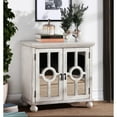 thumbnail image 1 of Living Room Storage | Mirrored Door Accent Chest | Wood and Engineered Build | Cures Home Clutter, 1 of 3