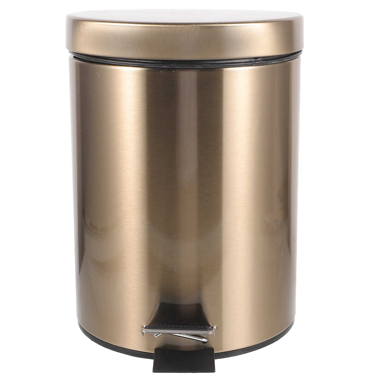Living Room Trash Can Garbage Bin Stainless Steel Trash Bucket Office ...