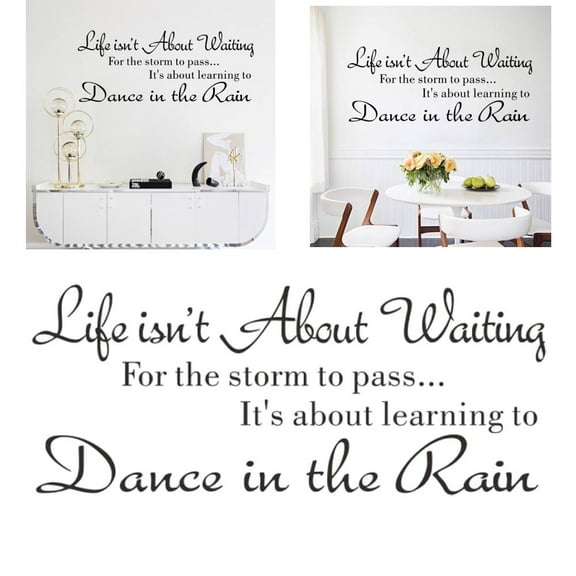 Living Room Wall Sticker Decals for Bedroom Lettering Is Home Decor Decoration Accents