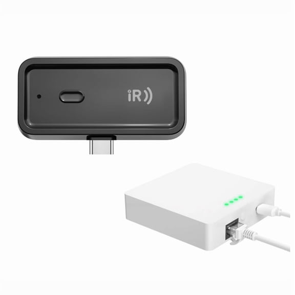 Living Room Zigbee IR Remote Control with Wired Gateway for Air Conditioner and TV