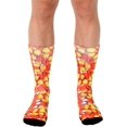 thumbnail image 1 of Living Royal Candy Corn Sport Socks Halloween Fall Autumn, 1 of 1