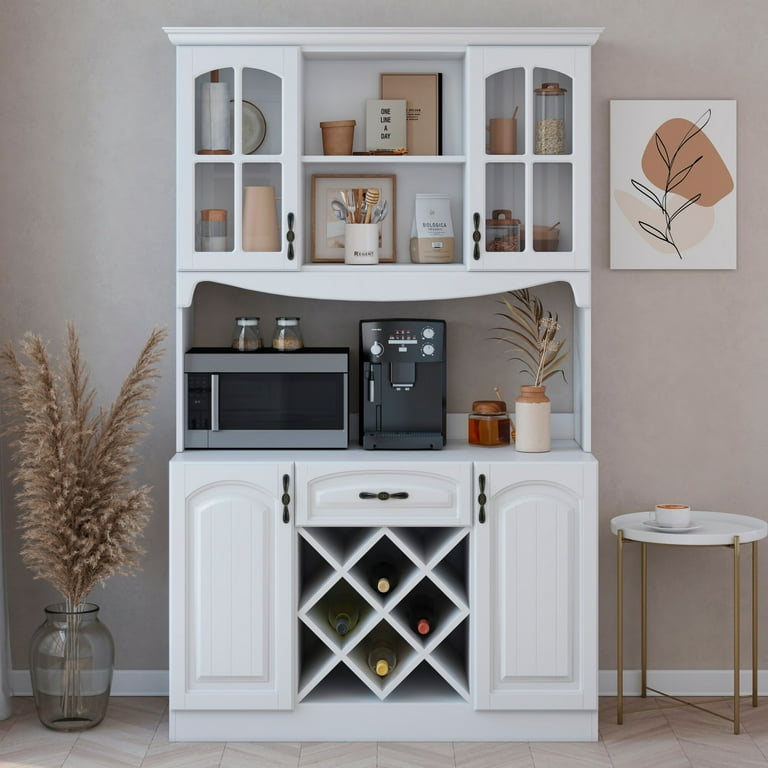 Living skog pantry kitchen storage cabinet white mdf white deals