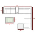 thumbnail image 1 of Living Source International 10-Piece Wicker / Rattan Sectional Set in Gray, 1 of 3