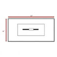 thumbnail image 1 of Living Source International 16'' H x 42'' W Steel Outdoor FirePit Table with Lid, 1 of 4