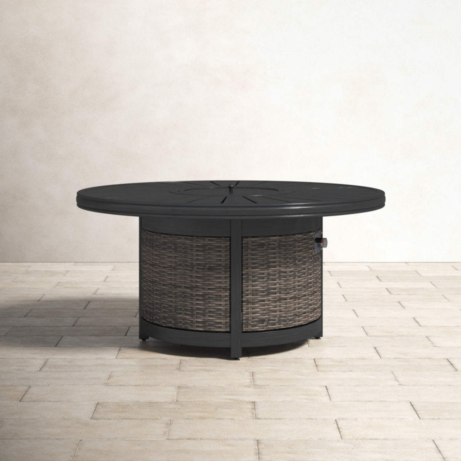 Living Source International 25'' H x 50'' W Propane Outdoor Fire Pit