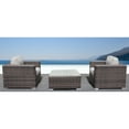 thumbnail image 1 of Living Source International 3-Piece Wicker / Rattan Seating Group in Brown, 1 of 5