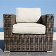 thumbnail image 1 of Living Source International 33"W Wicker / Rattan Patio Chair in Espresso, 1 of 5