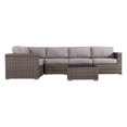thumbnail image 1 of Living Source International 6-PC Wicker / Rattan Outdoor Sofa Set in Gray/Taupe, 1 of 5