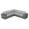 thumbnail image 1 of Living Source International 8-Piece Sectional Seating Group w/ Cushions in Gray, 1 of 2