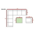 thumbnail image 1 of Living Source International 9-Piece Sectional Sofa Set with Cushions in Espresso, 1 of 5