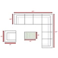 thumbnail image 1 of Living Source International 9-Piece Wicker / Rattan Sectional Set in Espresso, 1 of 5