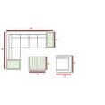 thumbnail image 1 of Living Source International 9-Piece Wicker Sectional Set plus Cushions - Gray, 1 of 5